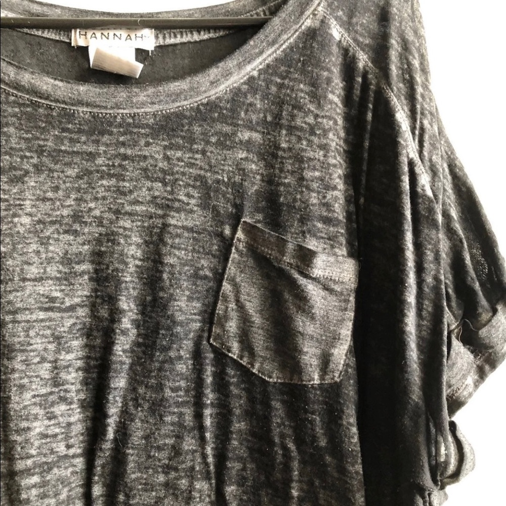 Black Translucent Tee